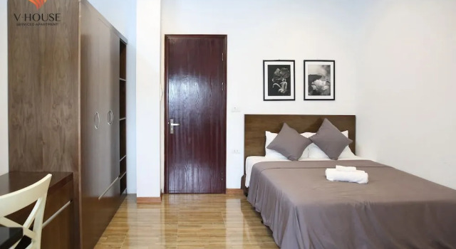 Студия Deluxe V House 5 Serviced Apartment