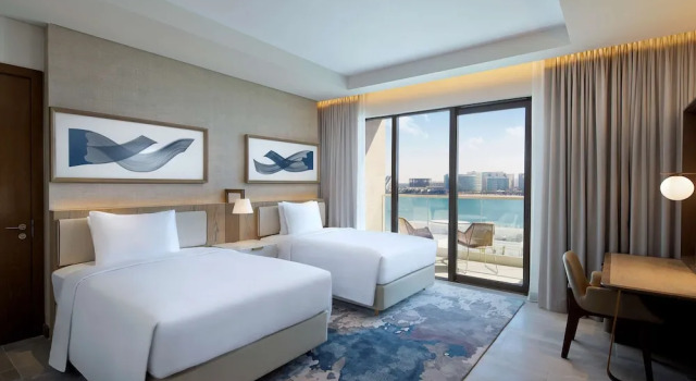 Люкс с 2 комнатами Курортный отель Hilton Abu Dhabi Yas Island