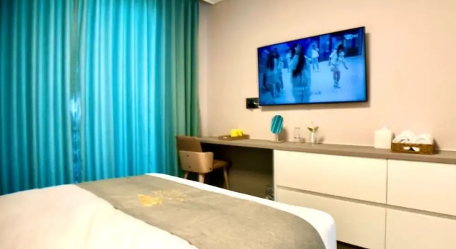 Двухместный номер Standard с балконом и с видом на город Golden Planet Hotel-Pyeongtaek Godeck
