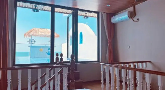 Люкс Deluxe Дуплекс с красивым видом из окна Qingdao Youhai Scenic Villa