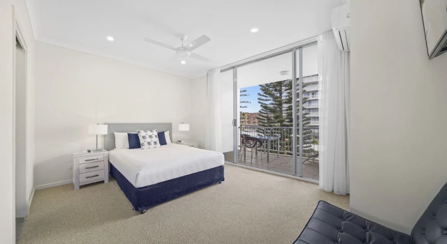 Апартаменты с 2 комнатами с балконом Macquarie Waters Boutique Apartment Hotel