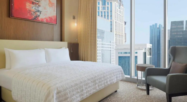Апартаменты с 3 комнатами с видом на город Le Meridien City Center Doha