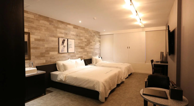 Трёхместный номер Deluxe с видом на море Le Idea Hotel Busan Station