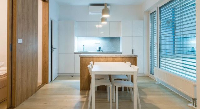 Студия с балконом City Castle Apartments Free Parking