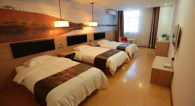 Трёхместный номер Standard Thank Inn Hotel Ningxia Yinchuan Xixia District Tongxin Road