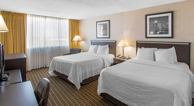 Deluxe firedobbelt værelse Clarion Hotel Denver Central