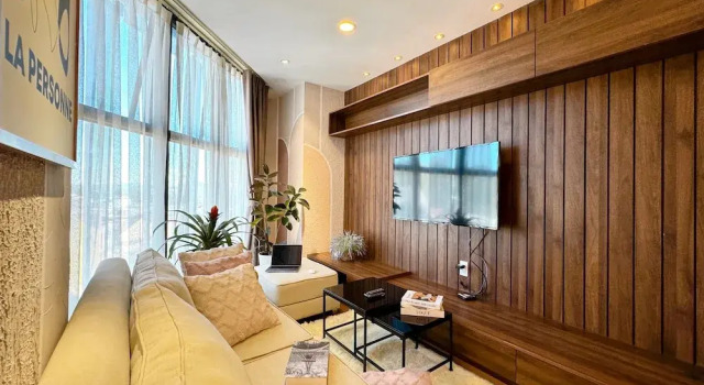Апартаменты Deluxe c 1 комнатой с видом на город 9Trip Stay in Dalat Center Residence - 4 Star Service Apartment