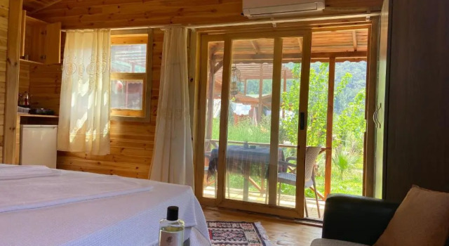 Бунгало с видом на сад Nehir Bungalov Orhaniye