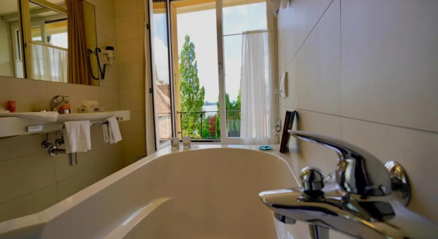 Двухместный номер Standard с видом на озеро Hotel Jean-Jacques Rousseau