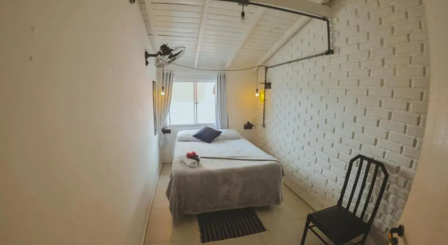 Одноместный номер Standard с красивым видом из окна Lagoa Nômade Hostel
