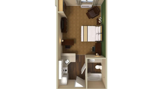 Двухместная студия Extended Stay America Suites - Houston - Galleria - Westheimer