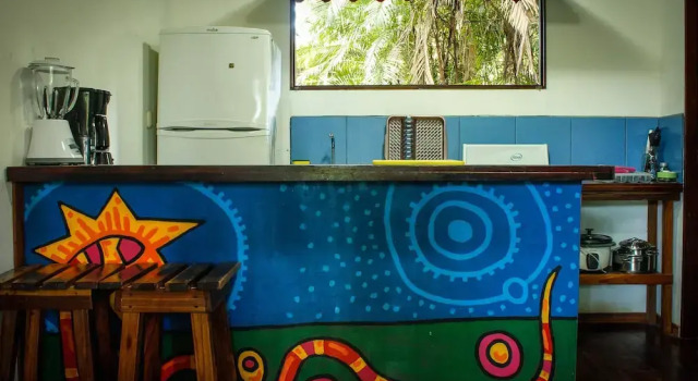 Семейный коттедж с 2 комнатами с балконом и с видом на сад Casa Colores