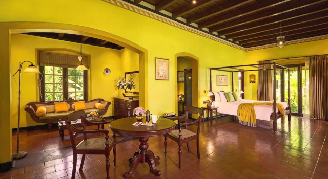 Двухместная вилла Luxury с балконом и с видом на сад Taj Kumarakom Resort & Spa, Kerala