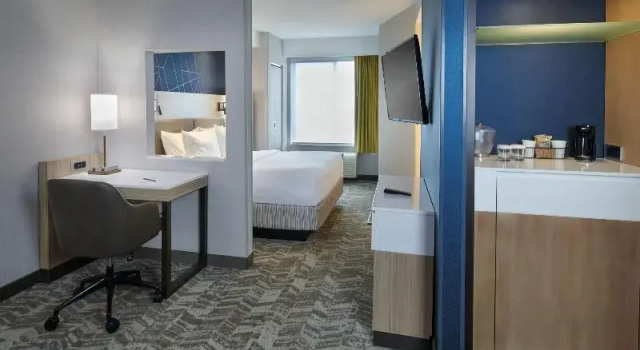 Люкс c 1 комнатой SpringHill Suites Detroit Southfield