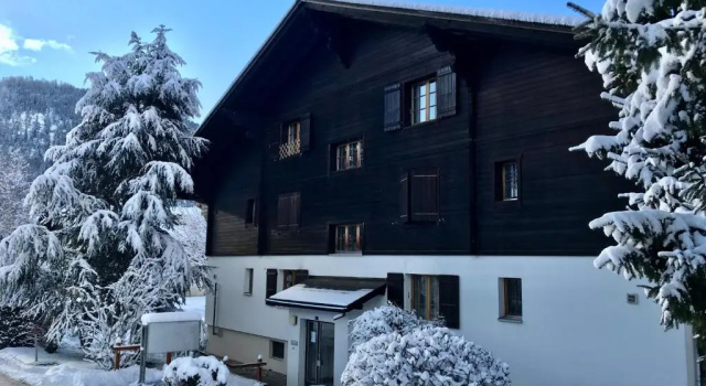 Апартаменты Appartement 53m2 rénové dans un chalet au coeur de Charmey avec vue sur les montagnes