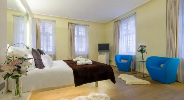 Deluxe Doppel Zimmer mit Balkon Three Storks