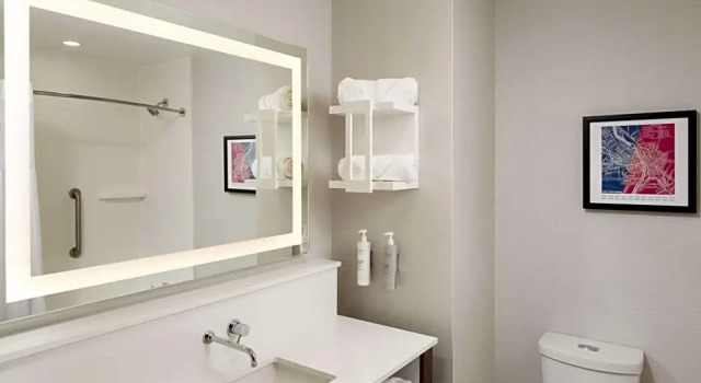 Семейный номер Standard Hampton Inn & Suites Rochester Downtown