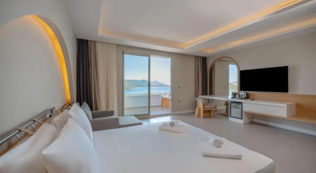 Люкс Deluxe с видом на море Отель Kas Marin Hotel