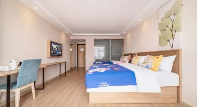 Семейный номер Standard GreenTree Inn Zhejiang Hangzhou Tonglu Yaolin Road Xiahang Road Business Hotel