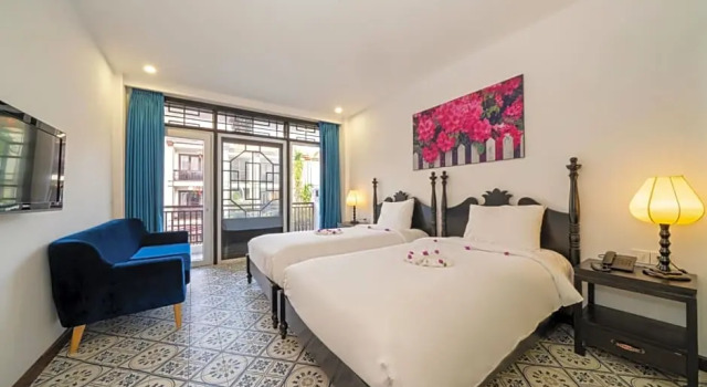Двухместный номер Superior с балконом и с красивым видом из окна Thanh Binh Central Hotel