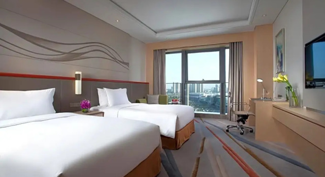 Двухместный номер Deluxe Holiday Inn Suzhou Huirong Plaza by IHG