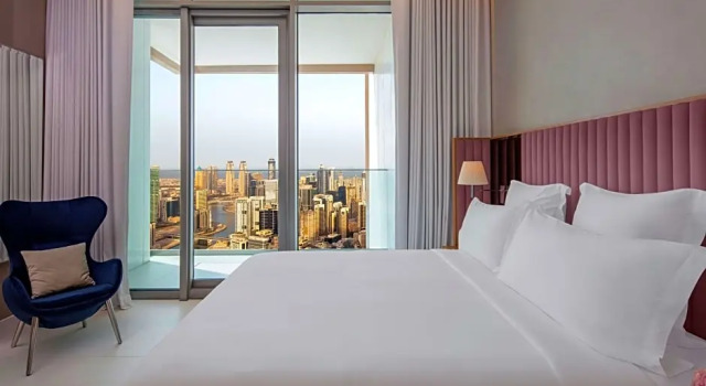 Двухместный номер Cloud Living Дуплекс c 1 комнатой с балконом SLS Dubai Hotel & Residences