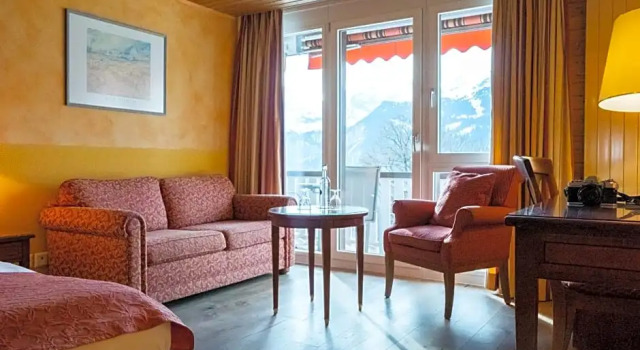 Семейный номер Standard Hotel Silberhorn - Residences & Spa Wengen