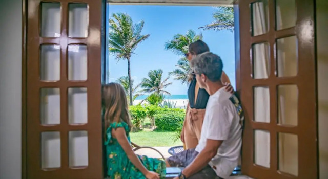 Трёхместный номер Standard Цокольный этаж Jangadeiro Praia Hotel Resort - Parque Aquático e Pé na Areia