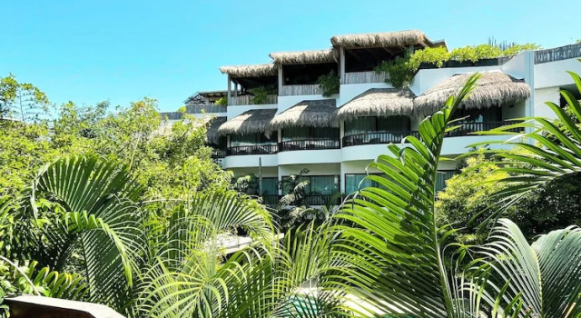 Двухместный номер Deluxe с балконом и с видом на сад Aluna Resort Tulum