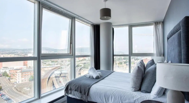Апартаменты с 3 комнатами Best City Views, Sleeps 6, Fabulous Interiors
