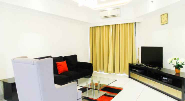 3BR with City View at Sudirman Condominium Apartment by Travelio, Book Apartment Hotels in Jakarta with a Pool, near Mulia Tower, Swimming Pool