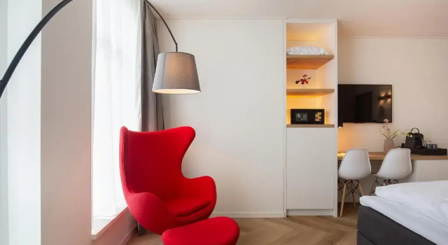 Номер Deluxe Snoozz Hotels Bolsward Boutique hotel zonder receptie met digitale sleutel