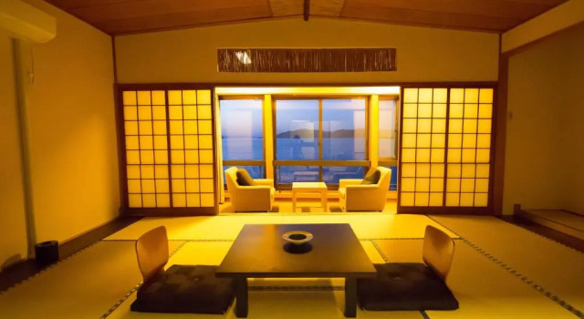 Номер Standard с видом на море Kada Onsen Seaside Hotel Kada Kaigetsu