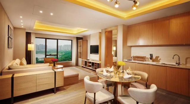 Двухместный люкс Deluxe c 1 комнатой Hilton Suzhou