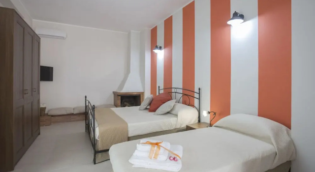 Номер Comfort с балконом и с видом на город B&B Cinisi Mare e Monti