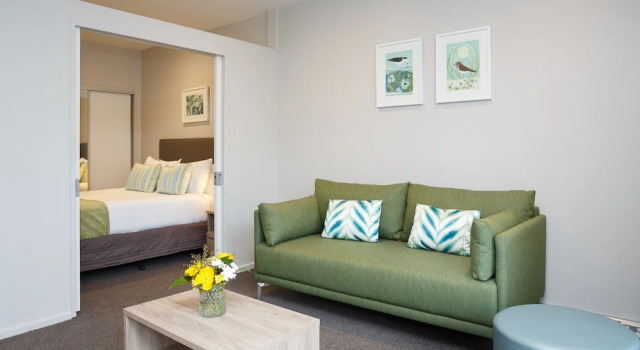 Apartment 1 Schlafzimmer mit Balkon Quest Atrium Serviced Apartments