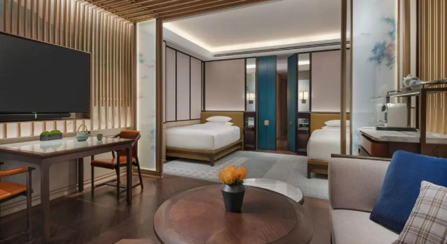 Двухместный номер с видом на сад Park Hyatt Suzhou