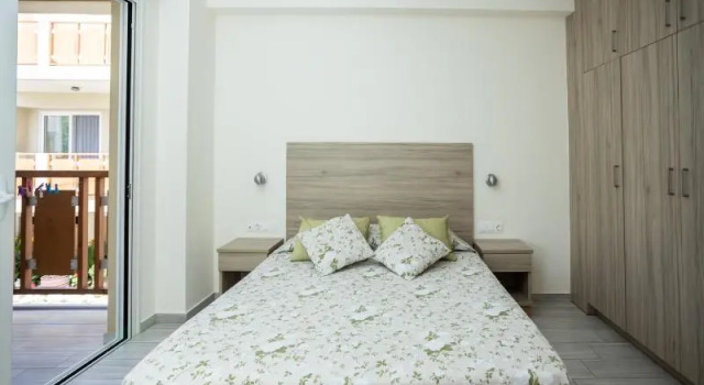 Апартаменты с балконом и с частичным видом на море Ilian Beach & Apartments
