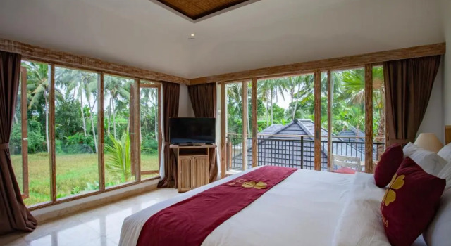 Двухместный номер Deluxe с видом на сад The Kalyana Ubud Resort