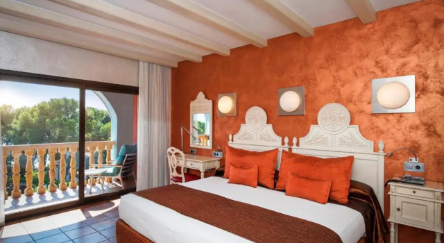 Двухместный номер с видом на море Hotel Cala del Pi