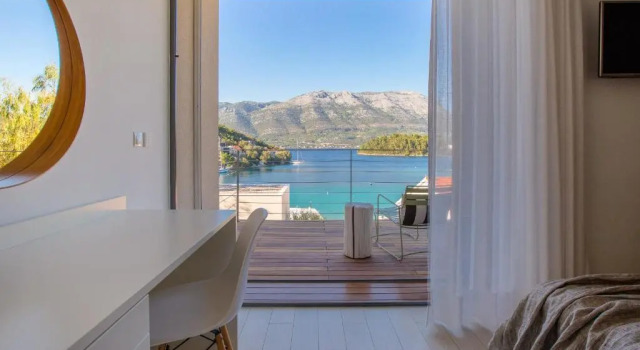 Двухместный номер Comfort с балконом и с видом на море Taras Lodge