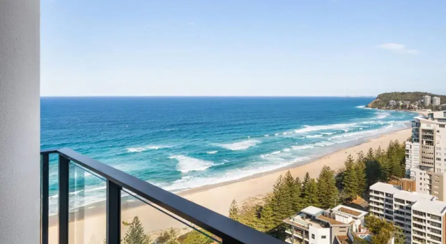 Апартаменты с 2 комнатами с балконом и с видом на море SANDBAR BURLEIGH HEADS with OCEAN VIEWS