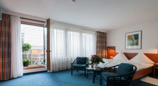Двухместный номер Deluxe с балконом Hotel Unger