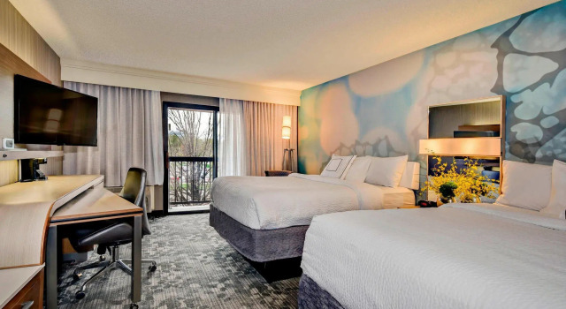 Четырёхместный номер Standard Courtyard by Marriott Boise Downtown
