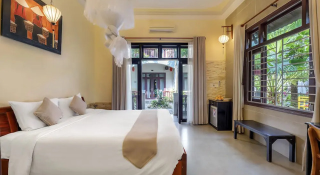 Номер Superior с балконом и с видом на сад Loc Phat Hoi An Homestay