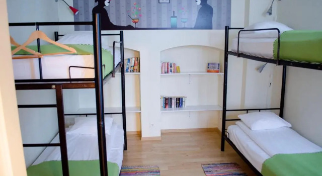 Кровать в общем номере Red Nose Hostel with Self-Check In
