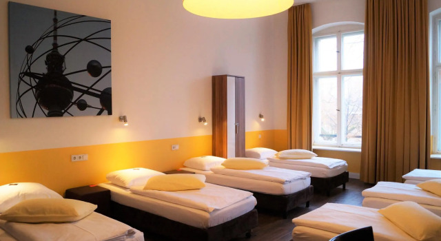 Кровать в общем номере Grand Hostel Berlin Classic