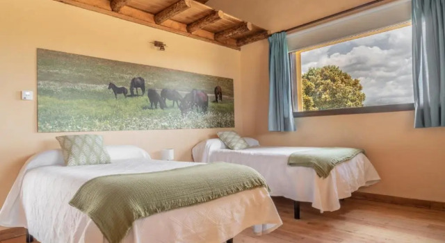 Двухместный номер Standard с видом на сад Eco-Lodge en la Reserva Privada Campanarios de Azaba - Proyecto de Conservación