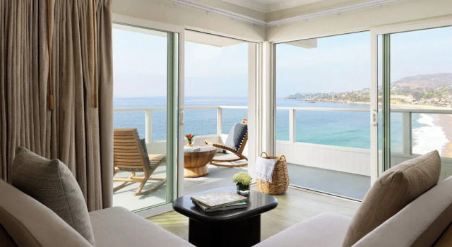 Двухместный номер Premier с балконом и oceanfront Pacific Edge Hotel