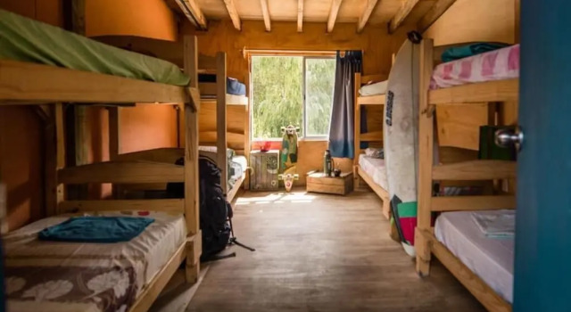 Кровать в общем номере Compay Hostel Punta del Diablo